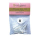 Glitterbels Clear Stiletto Nail Tips Size 8 (x50)