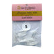 Glitterbels Clear Almond Nail Tips Size 5 (x50)