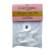 Glitterbels Clear Almond Nail Tips Size 8 (x50)