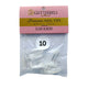 Glitterbels Clear Almond Nail Tips Size 10 (x50)