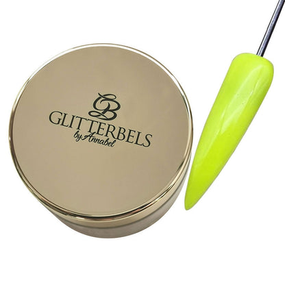 Glitterbels Coloured Acrylic Powder 28g Highlighter Yellow