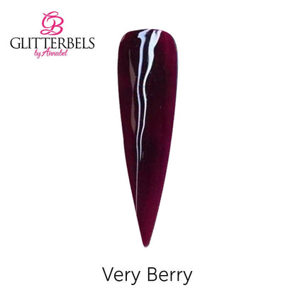 Glitterbels Coloured Acrylic Powder 28g Very Berry