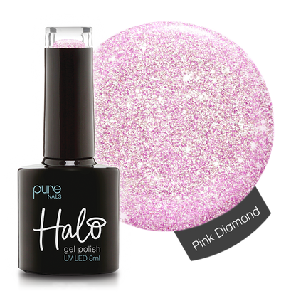 Halo Hema Free Gel Polish Pink Diamond 8ml