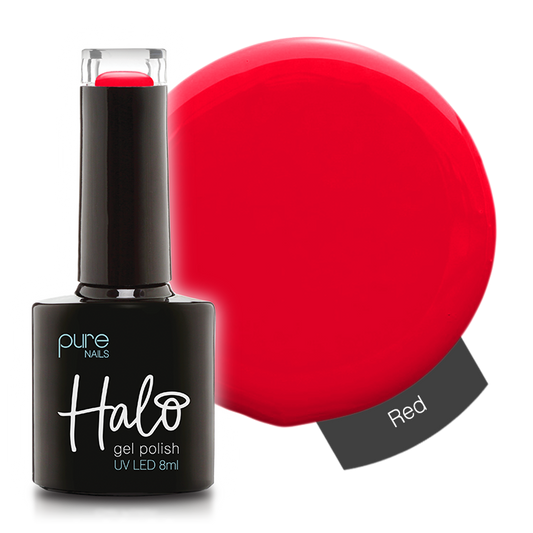 Halo Hema Free Gel Polish Red 8ml