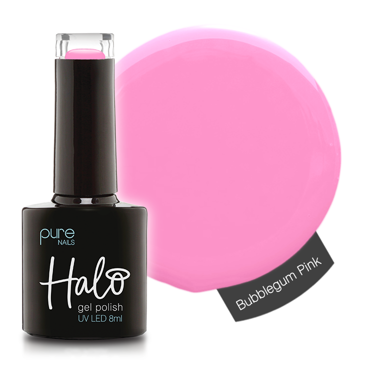 Halo Hema Free Gel Polish Bubblegum Pink 8ml