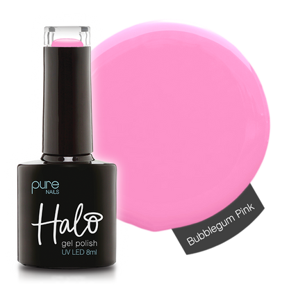 Halo Hema Free Gel Polish Bubblegum Pink 8ml