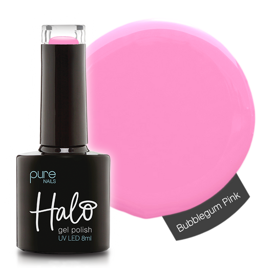 Halo Hema Free Gel Polish Bubblegum Pink 8ml