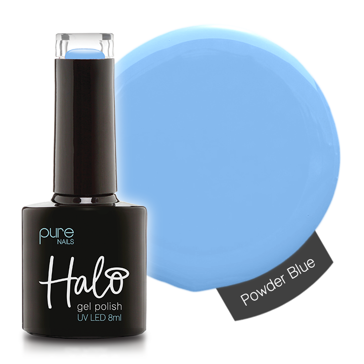Halo Hema Free Gel Polish Powder Blue 8ml