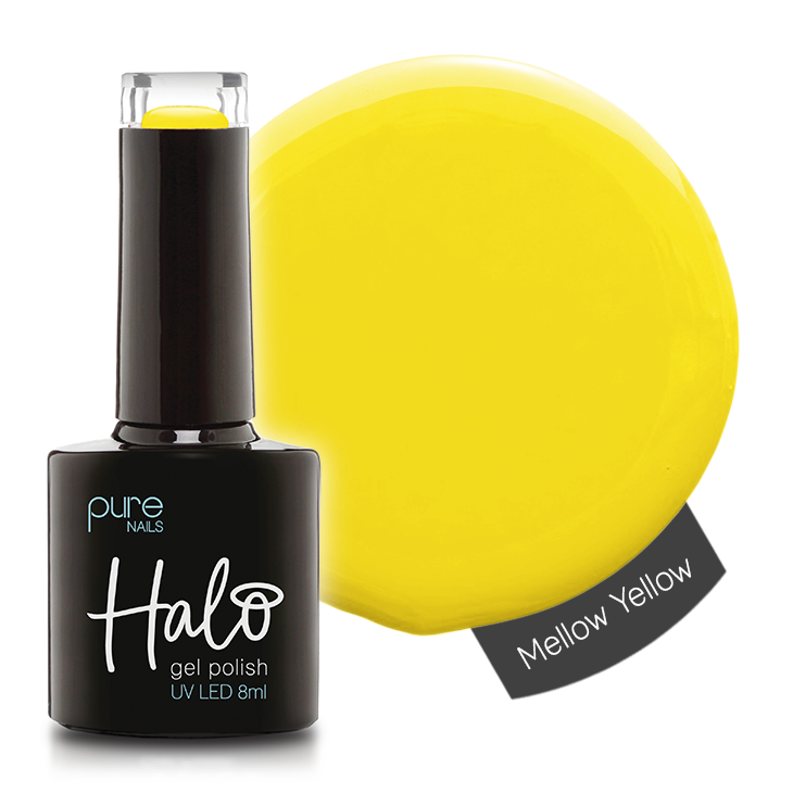 Halo Hema Free Gel Polish Mellow Yellow 8ml
