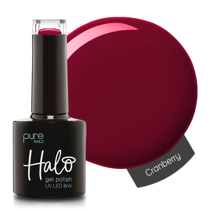 Halo Hema Free Gel Polish Cranberry 8ml