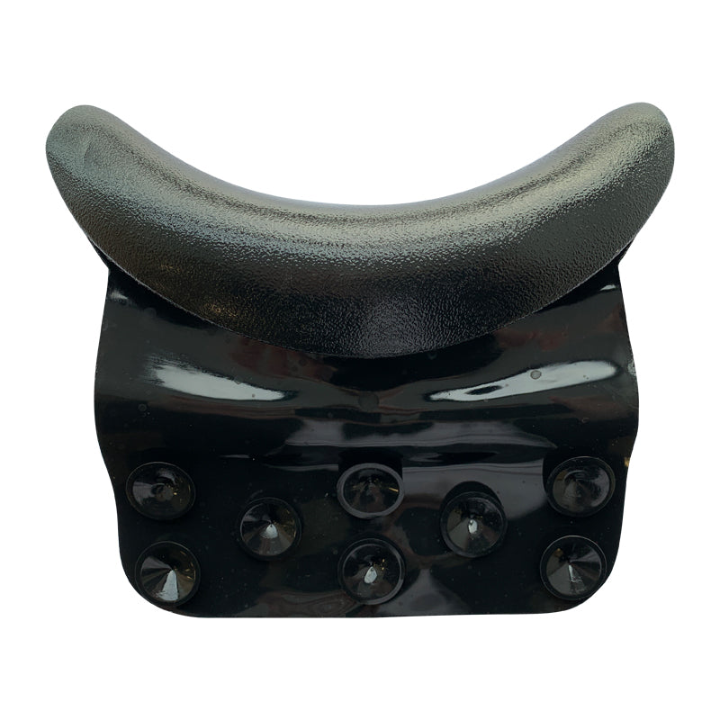 Lotus Large Neck Cushion Black