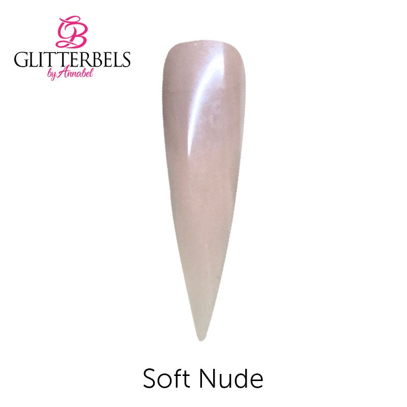 Glitterbels Coloured Acrylic Powder 28g Soft Nude
