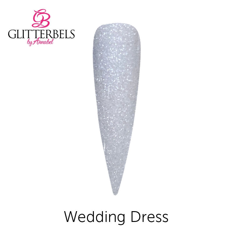 Glitterbels Coloured Acrylic Powder 28g Wedding Dress