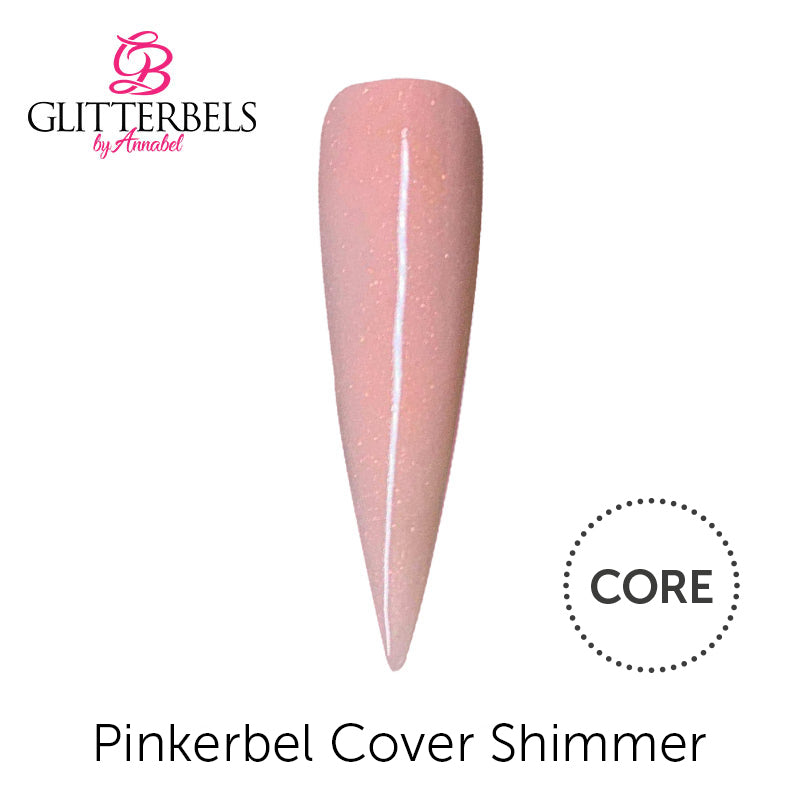 Glitterbels Core Acrylic Powder 56g Pinkerbel Cover Shimmer