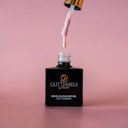 Glitterbels Brush On Builder Gel 17ml Soft Shimmer