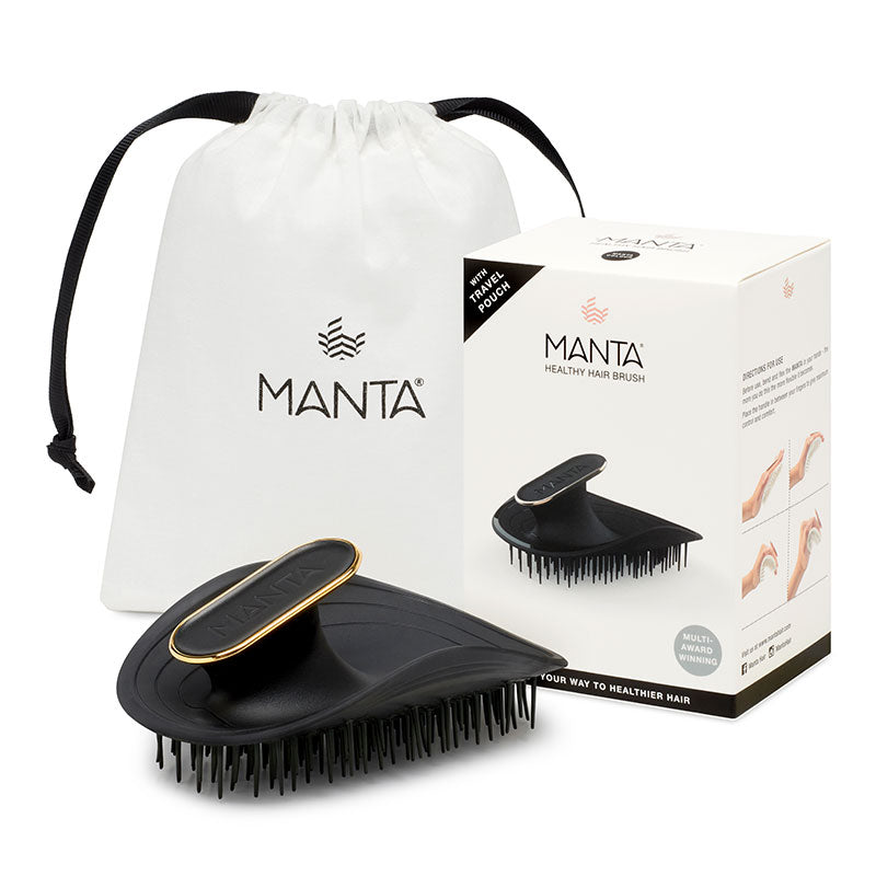 Manta Hair Brush Black