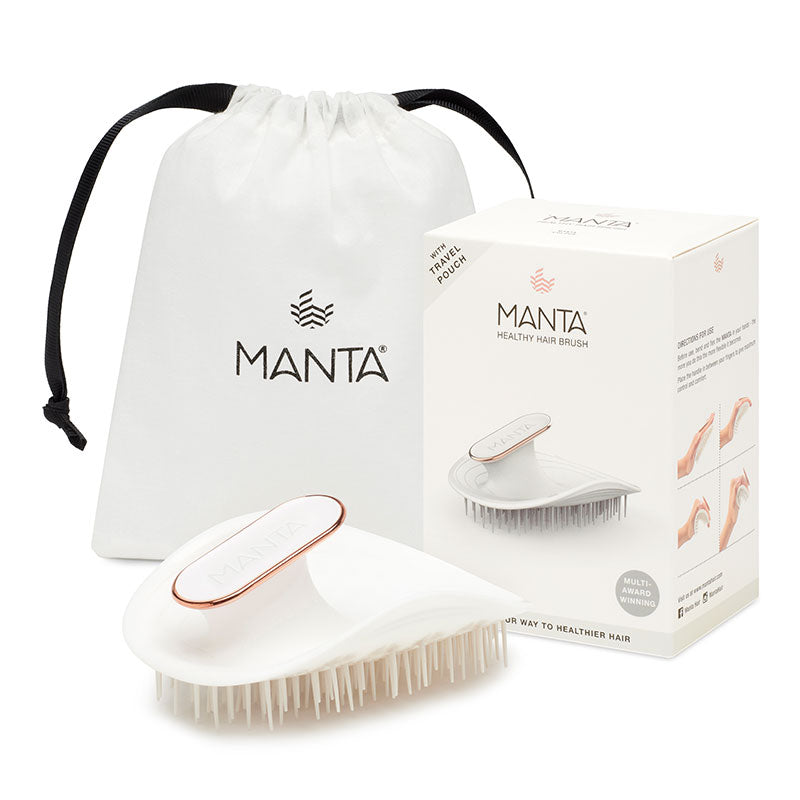 Manta Hair Brush White