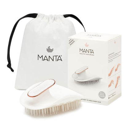 Manta Hair Brush White
