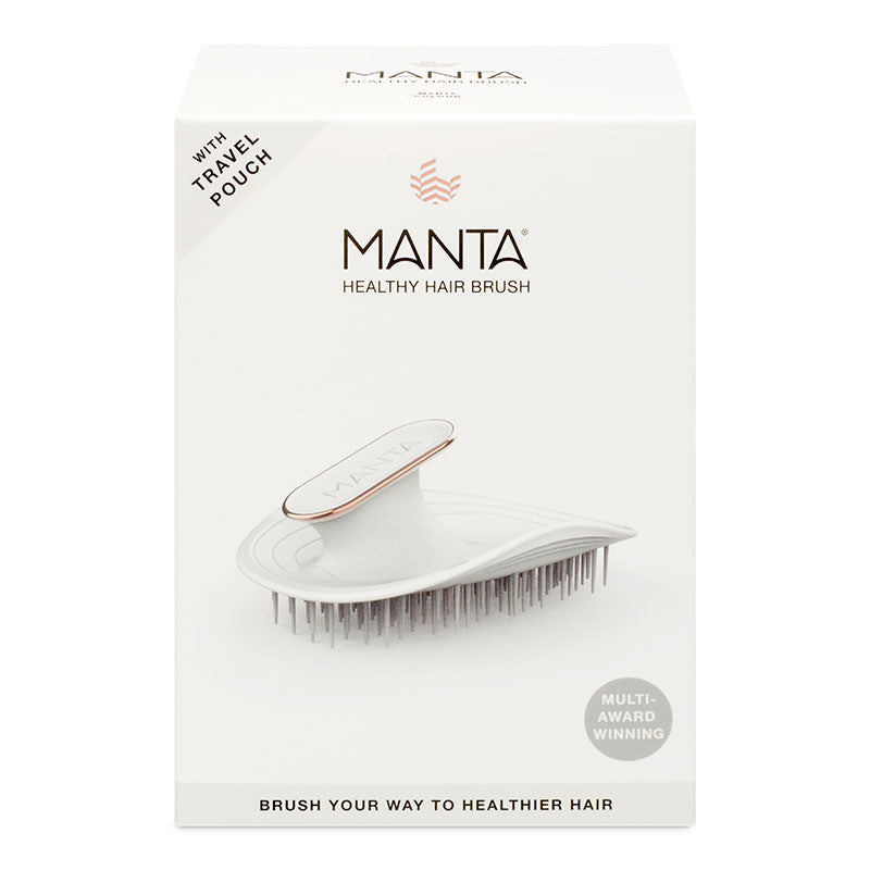 Manta Hair Brush White