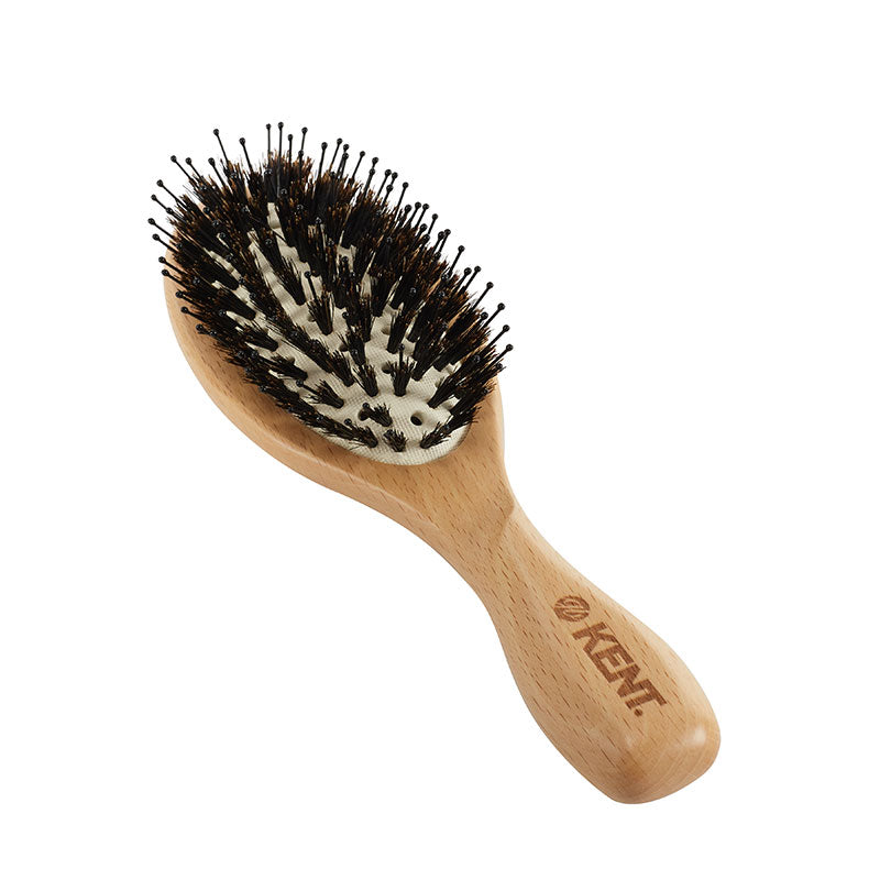 Kent Pure Flow Vented Oval Cushion Bristle Nylon Mix Hairbrush