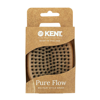 Kent Pure Flow Bristle Nylon Mix Military Style Brush