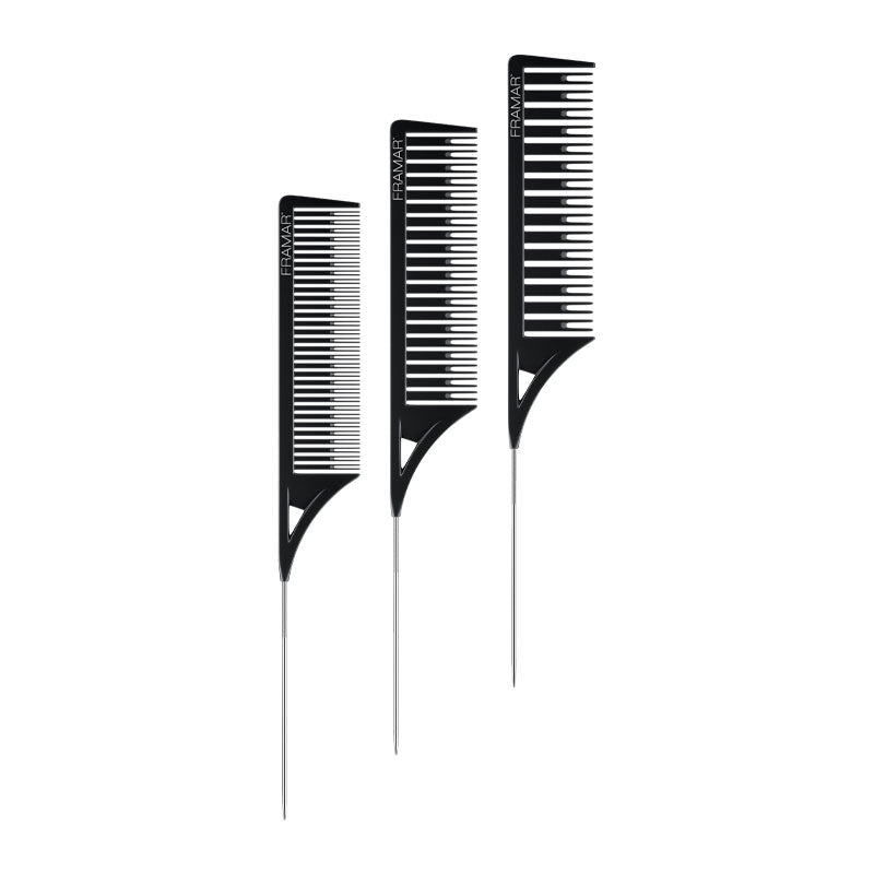 Framar Dream Weaver Comb Black 3 Pack