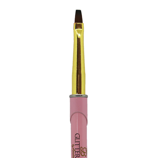 Glitterbels Unbelievabel Gel Brush Flat Edge Size 4