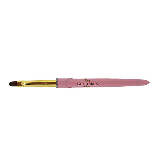 Glitterbels Unbelievabel Gel Brush Oval Size 6