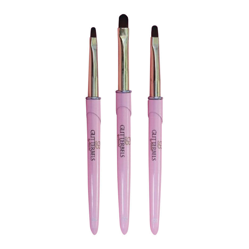 Glitterbels Unbelievabel Gel Oval Brush Kit