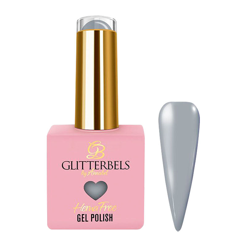 Glitterbels Hema Free Gel Polish 8ml Dove Grey