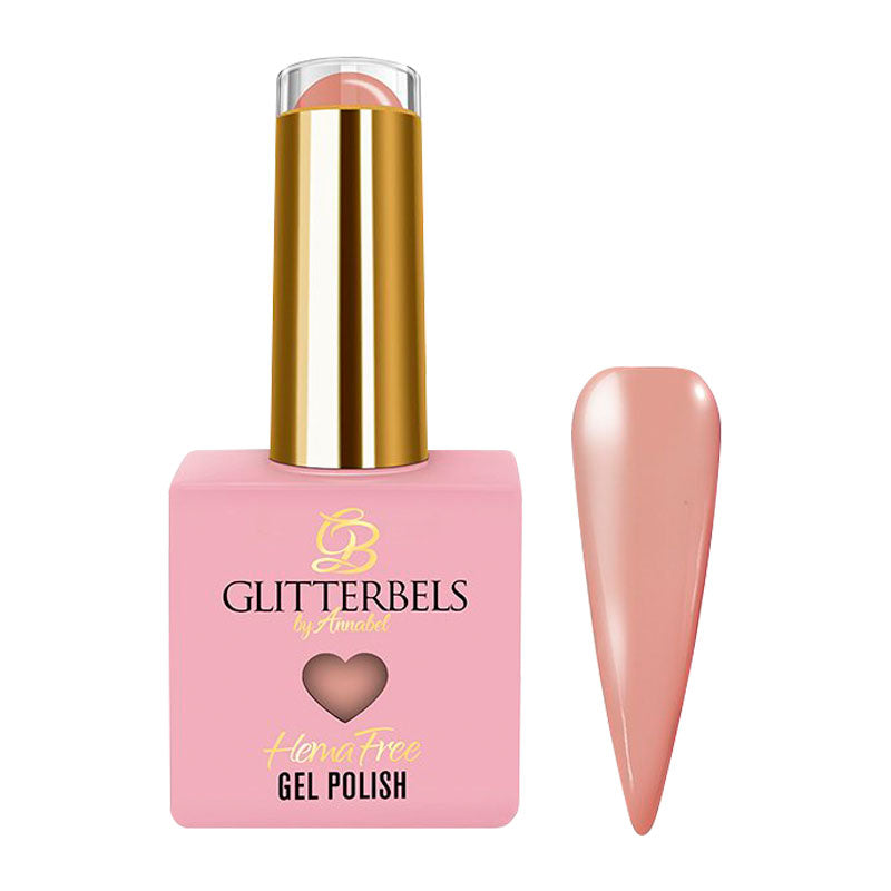 Glitterbels Hema Free Gel Polish 8ml Peach Tea