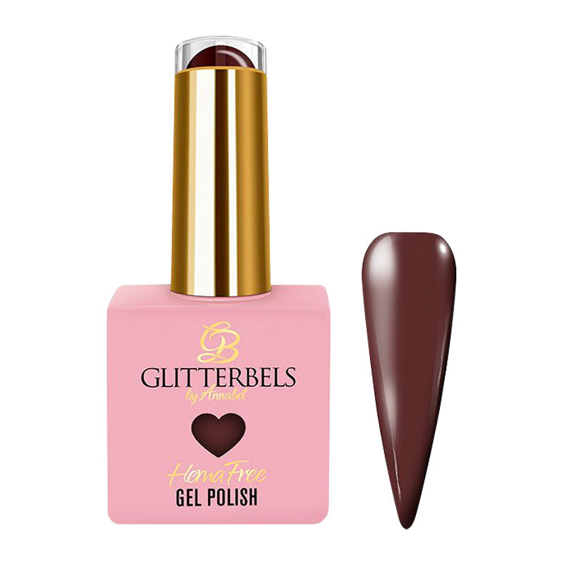 Glitterbels Hema Free Gel Polish 8ml Prune Juice