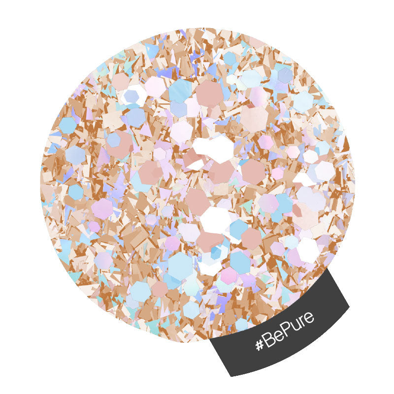 Halo Create Multi Hex Glitter 1g #BePure