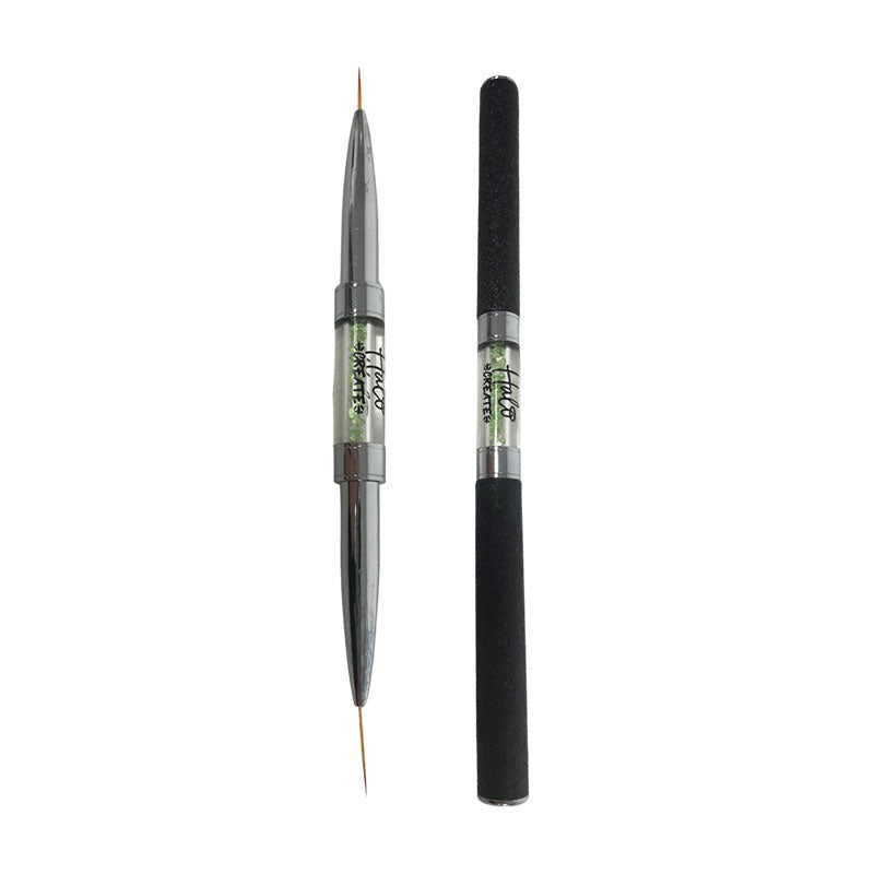 Halo Create Nail Art Brush Long Fine Liner 11mm & 15mm Combo