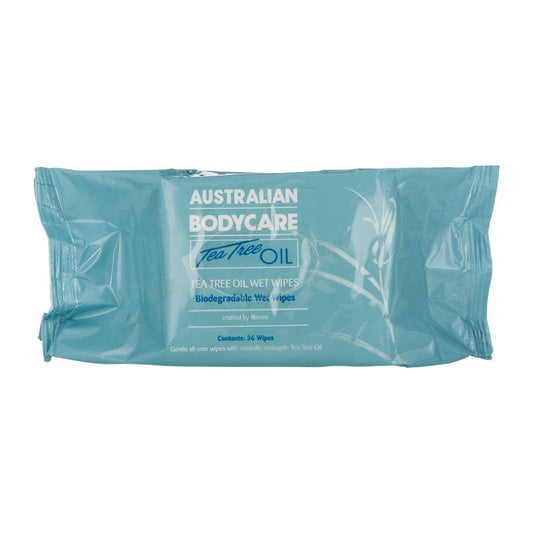 Australian Bodycare Hygienic Wet Wipes 36 pack