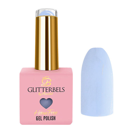 Glitterbels Hema Free Gel Polish 8ml Pastel Blue