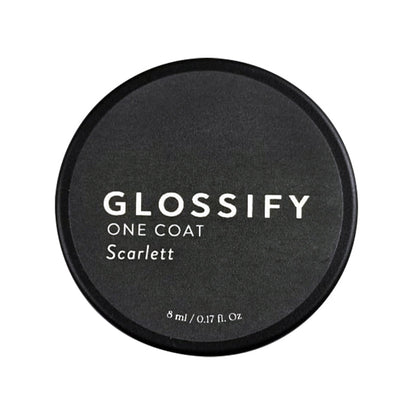 Glossify One Coat Gel 8ml Scarlett