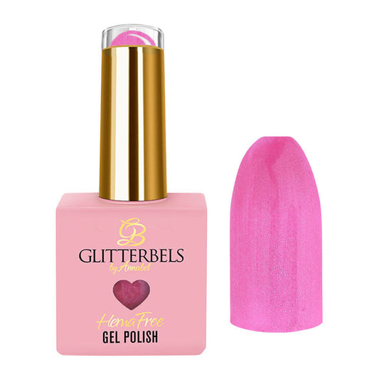 Glitterbels Hema Free Gel Polish 8ml Liquid Pink