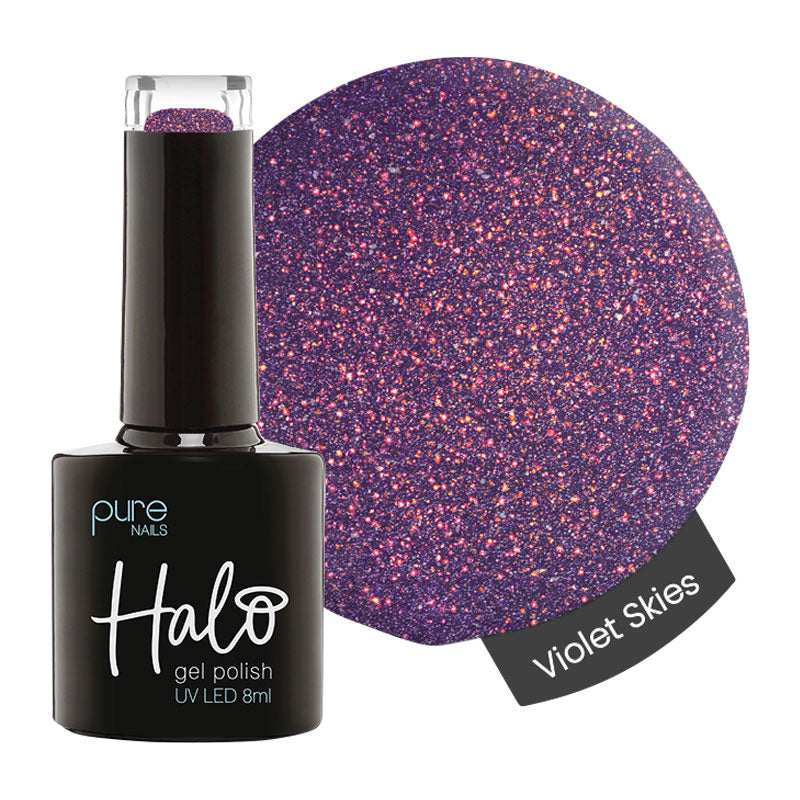 Halo Hema Free Gel Polish Violet Skies 8ml Euphoric Collection