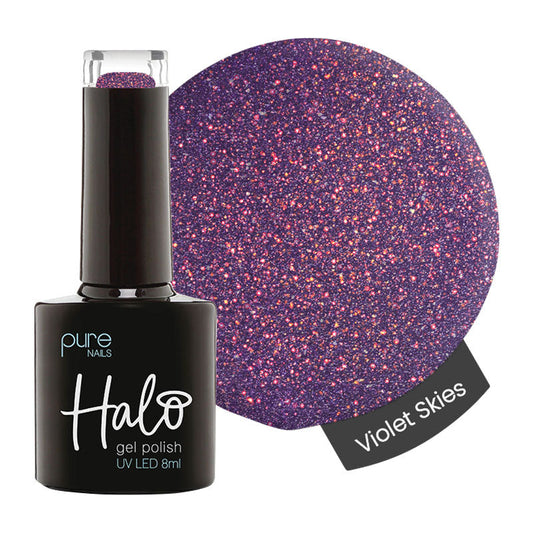 Halo Hema Free Gel Polish Violet Skies 8ml Euphoric Collection