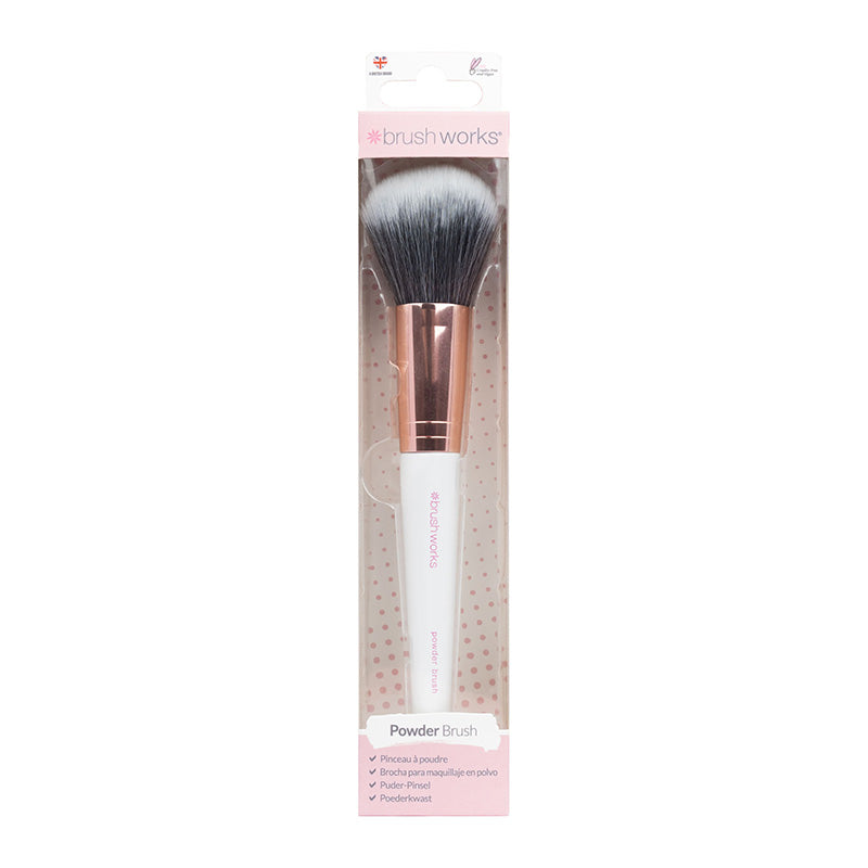 Brushworks White & Gold Powder Brush