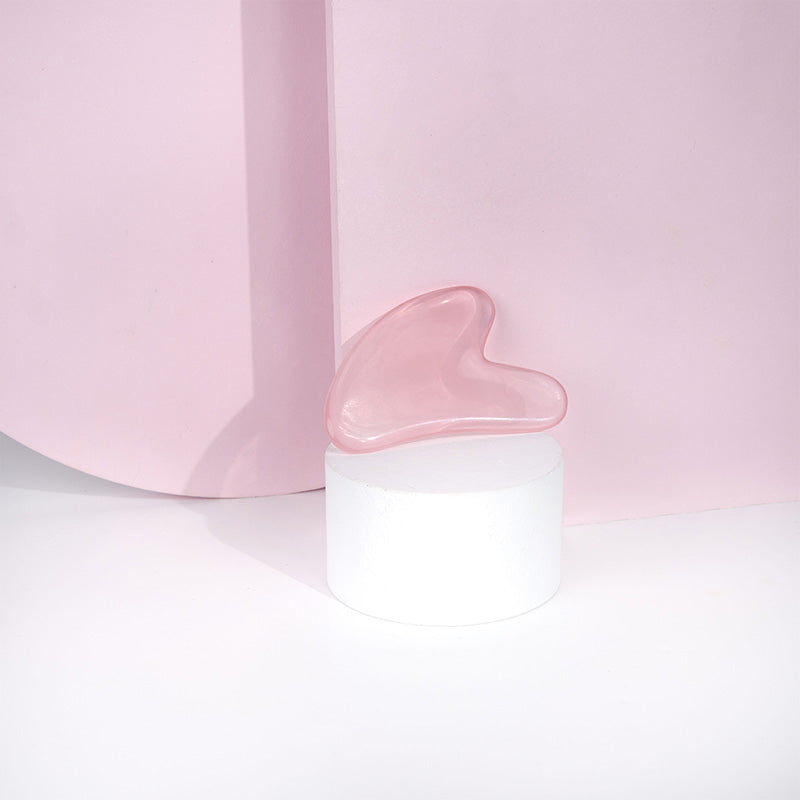 Brushworks Rose Resin Roller & Gua Sha