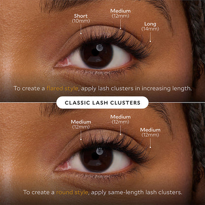 Velour DIY Lash Extension Cluster Packs Classic