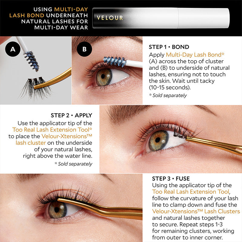 Velour DIY Lash Extension Cluster Packs Classic