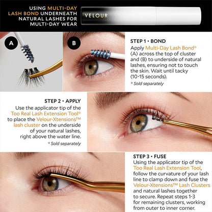 Velour DIY Lash Extension Cluster Packs Classic