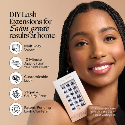 Velour DIY Lash Extension Cluster Packs Classic