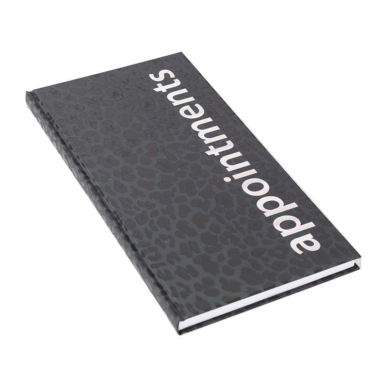 Agenda Appointment Book 3 Column Leopard