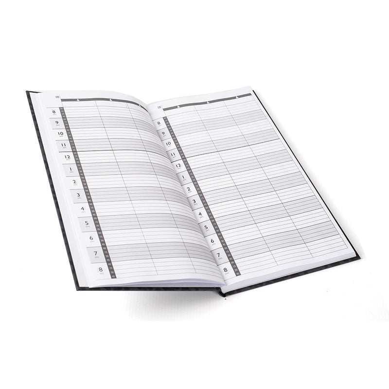 Agenda Appointment Book 3 Column Leopard