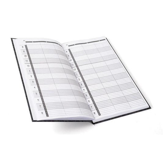 Agenda Appointment Book 3 Column Leopard