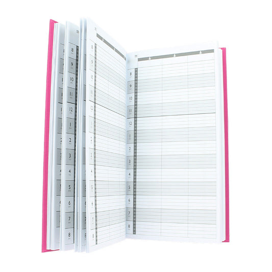 Agenda Appointment Book 3 Column Pink